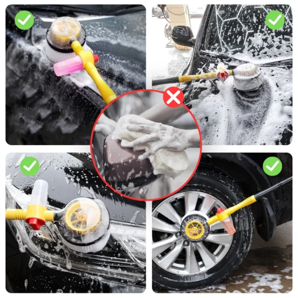 Brosse de Lavage de Voiture à Rotation Rapide - Image 3